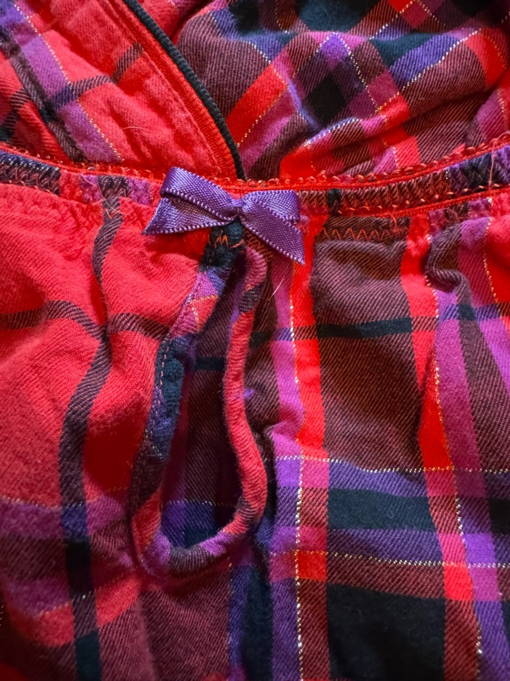 Victoria's Secret Red Plaid Spaghetti-Strap Nightdress - Picture 6 of 6